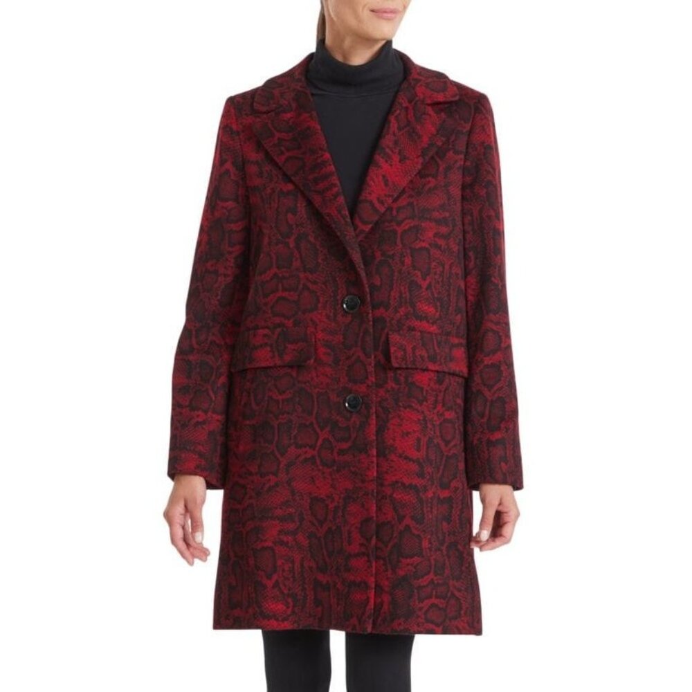 Sofia Cashmere Python Print Wool Cashmere Single … - image 1